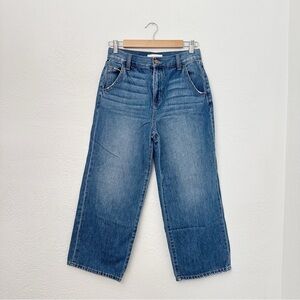 Level 99 Embarcadero High Rise Cropped Blue Jeans 100% Cotton
